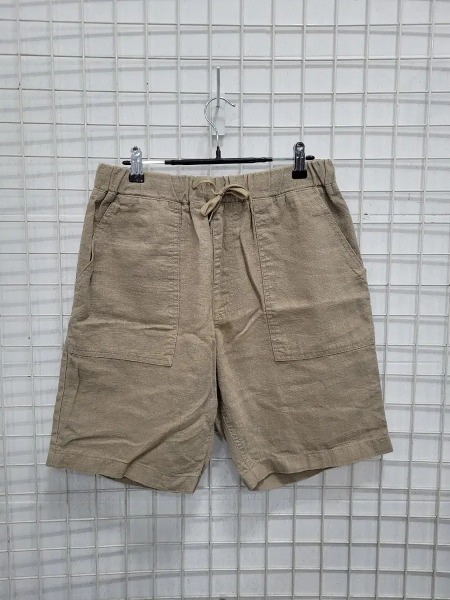 [Uniformbridge] Men's Banded Linen Shorts 32-34