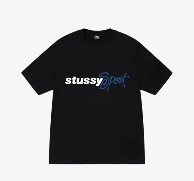 Stussy Sport Script T-Shirt Black