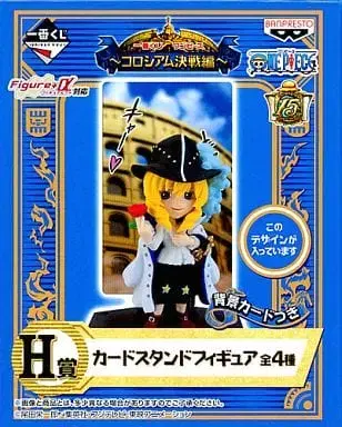 ONEPIECE Gacha Figures First Lottery Card Stand H Statue Cavendish