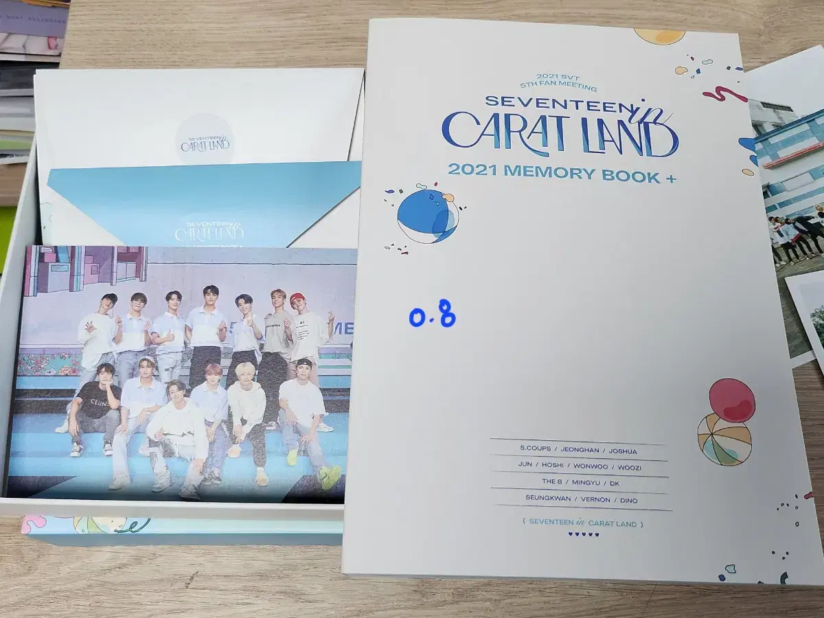 Seventeen postcard Caratland Box seasons greetings pre-order benefit Merchandise