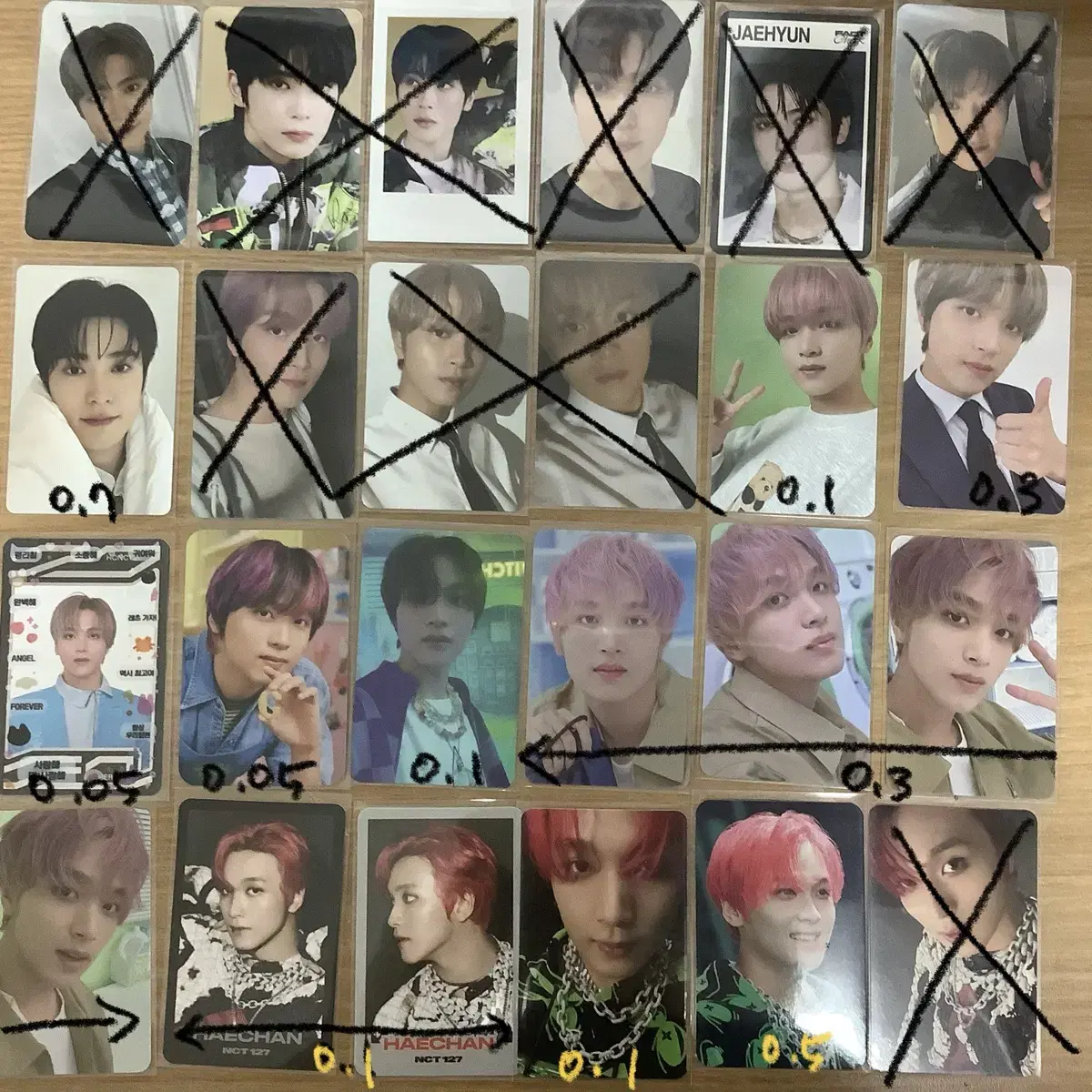 NCT 127 Dream haechan photocard wts wish sion Jaehee Ryo yuta taeil Jana