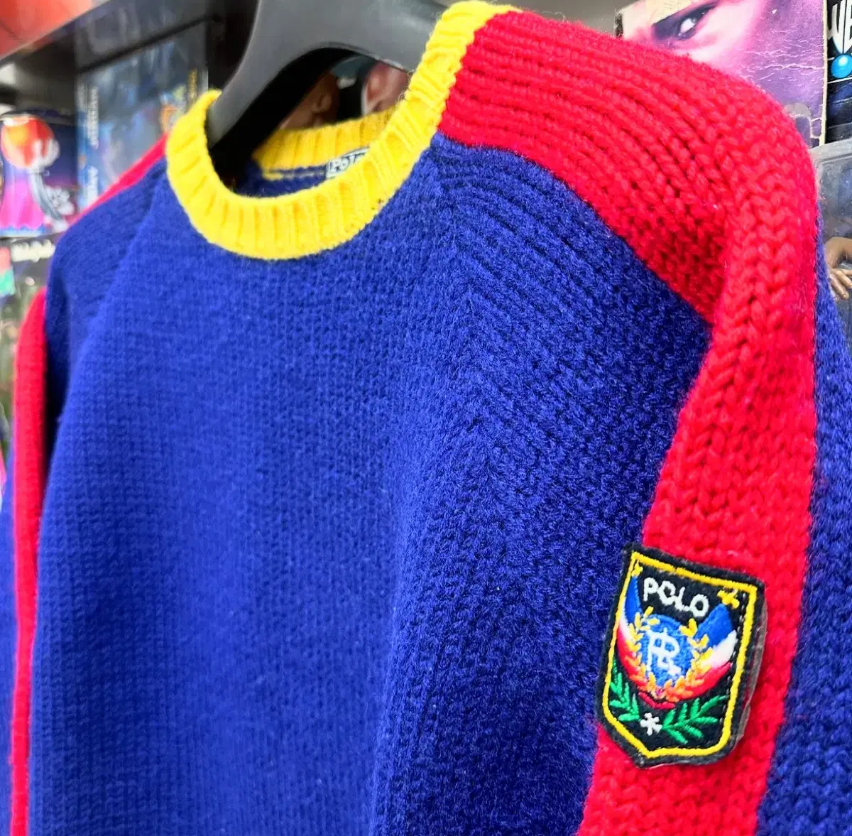 Polo POLO UNI CREST VTG WOOL SWEATER