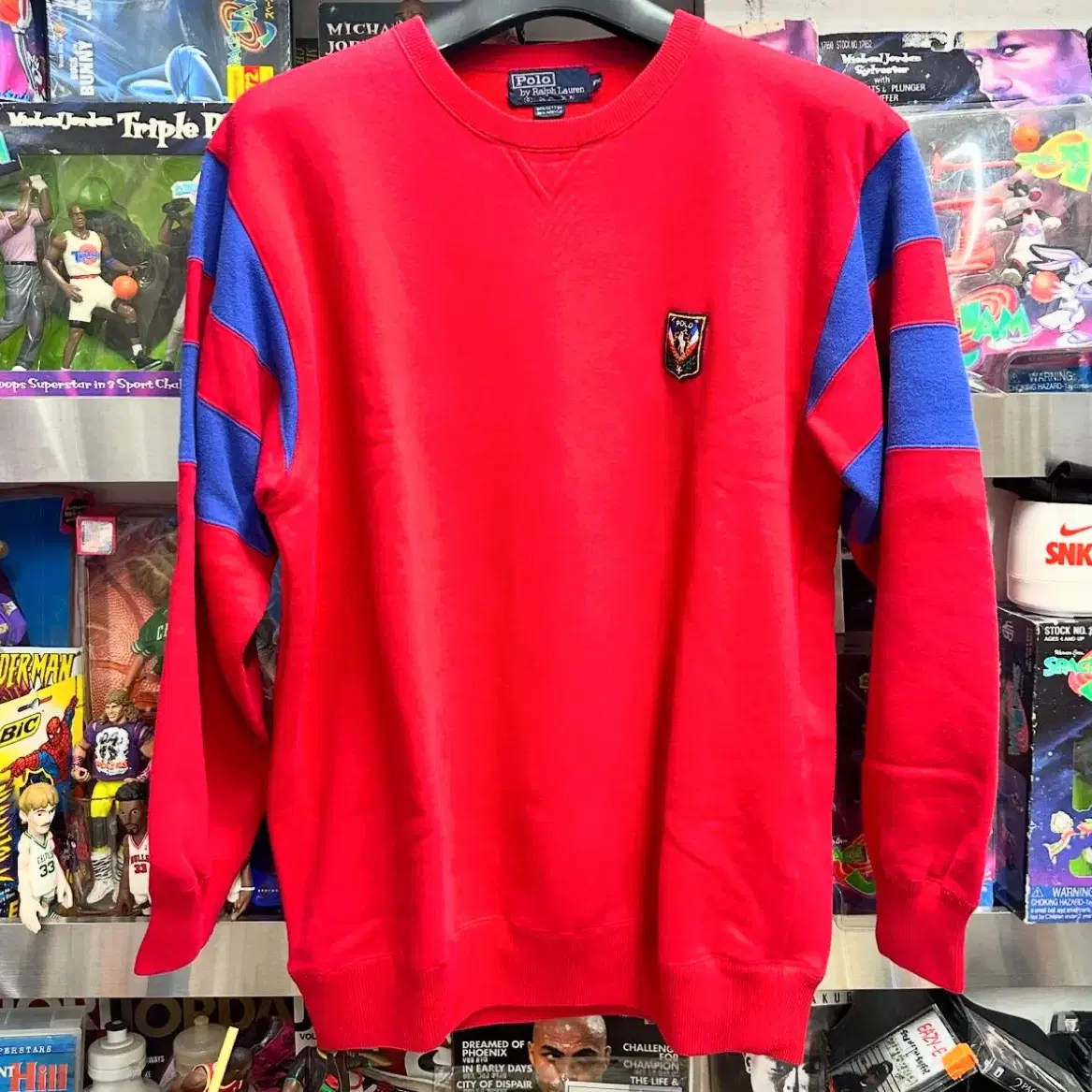 80s polo vtg uni crest sweatshirt 폴로 맨투맨