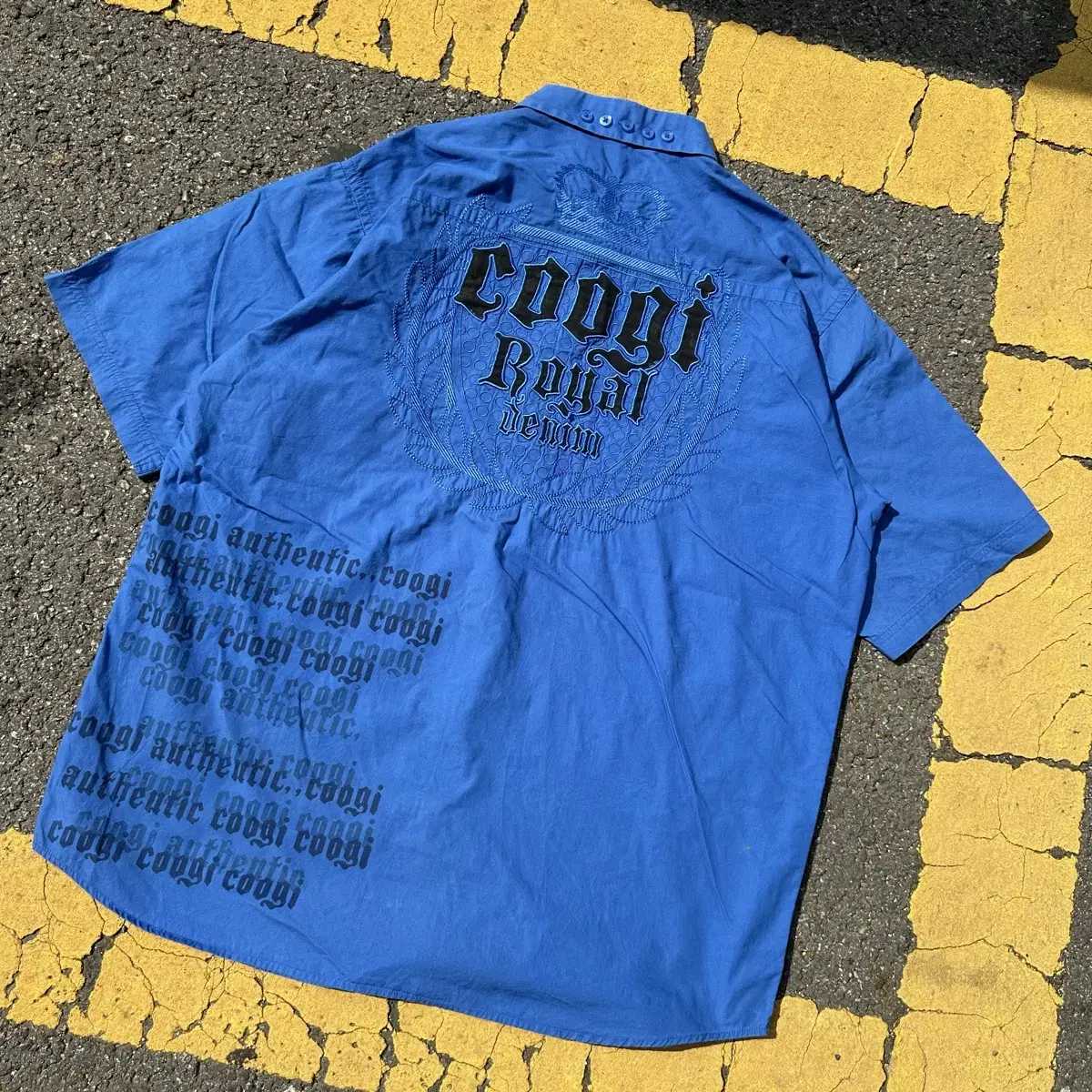 COOGI 쿠지 올드스쿨 힙합 반팔셔츠