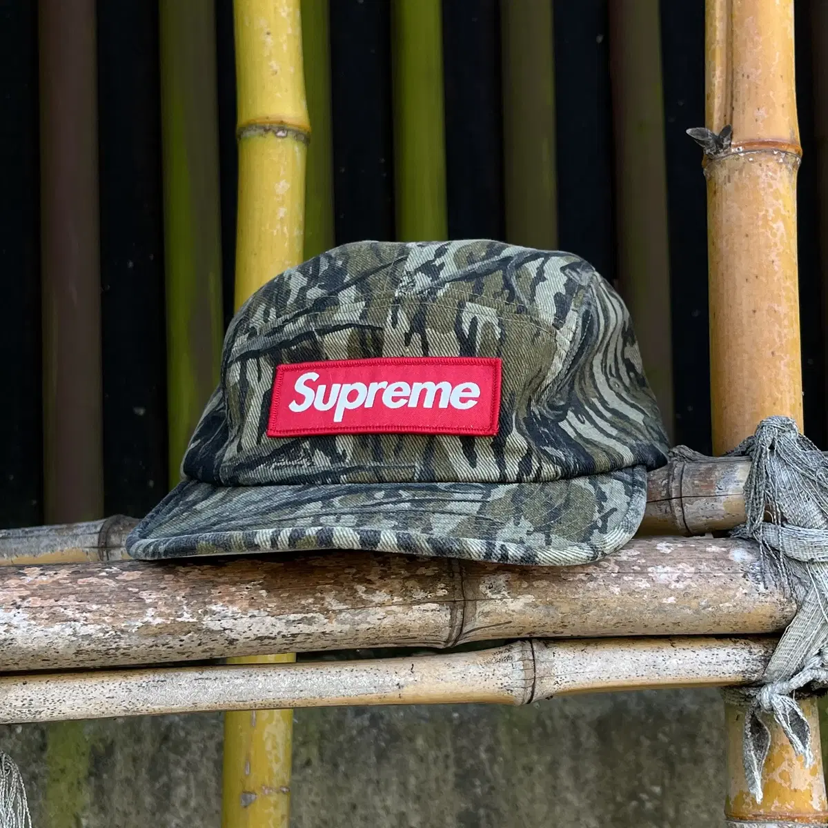 Supreme 18F/W Mossy Oak Camp cap (미국제)