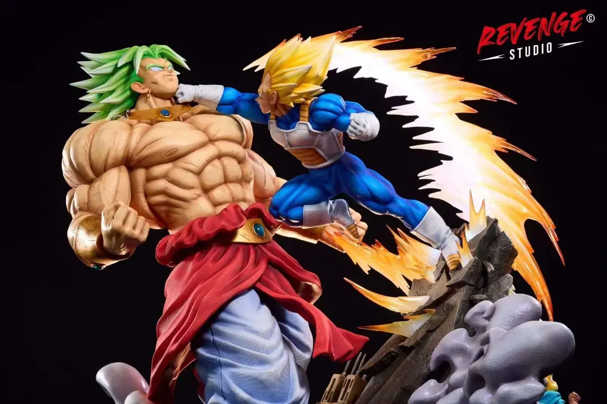 (Pre-Order)Revenge Broly vs Vegeta Resin StatuesDragon BallResin Statues