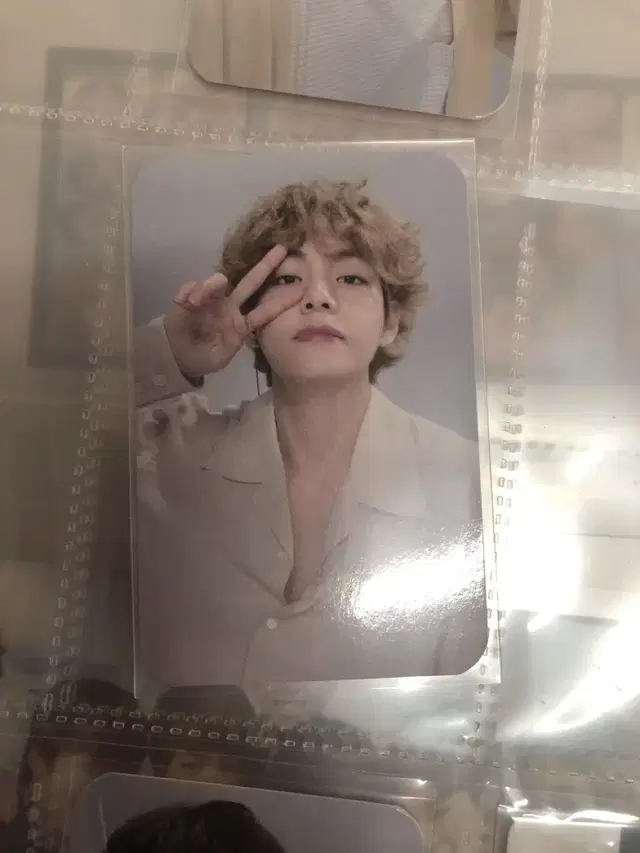 방탄 bts 버터 공방 777 포카 태형 뷔 v photocard 희귀