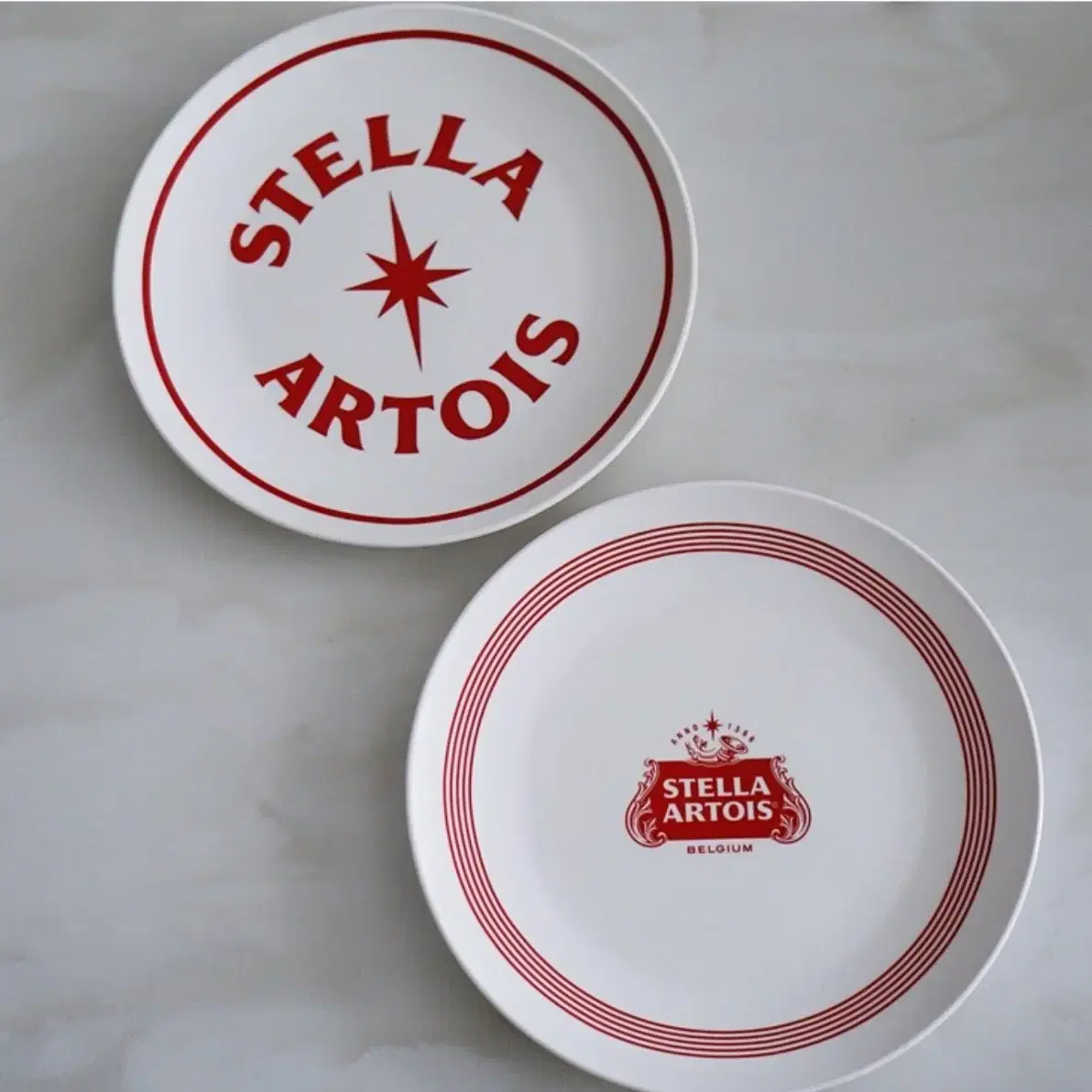 [새상품] stella artois 접시 2p