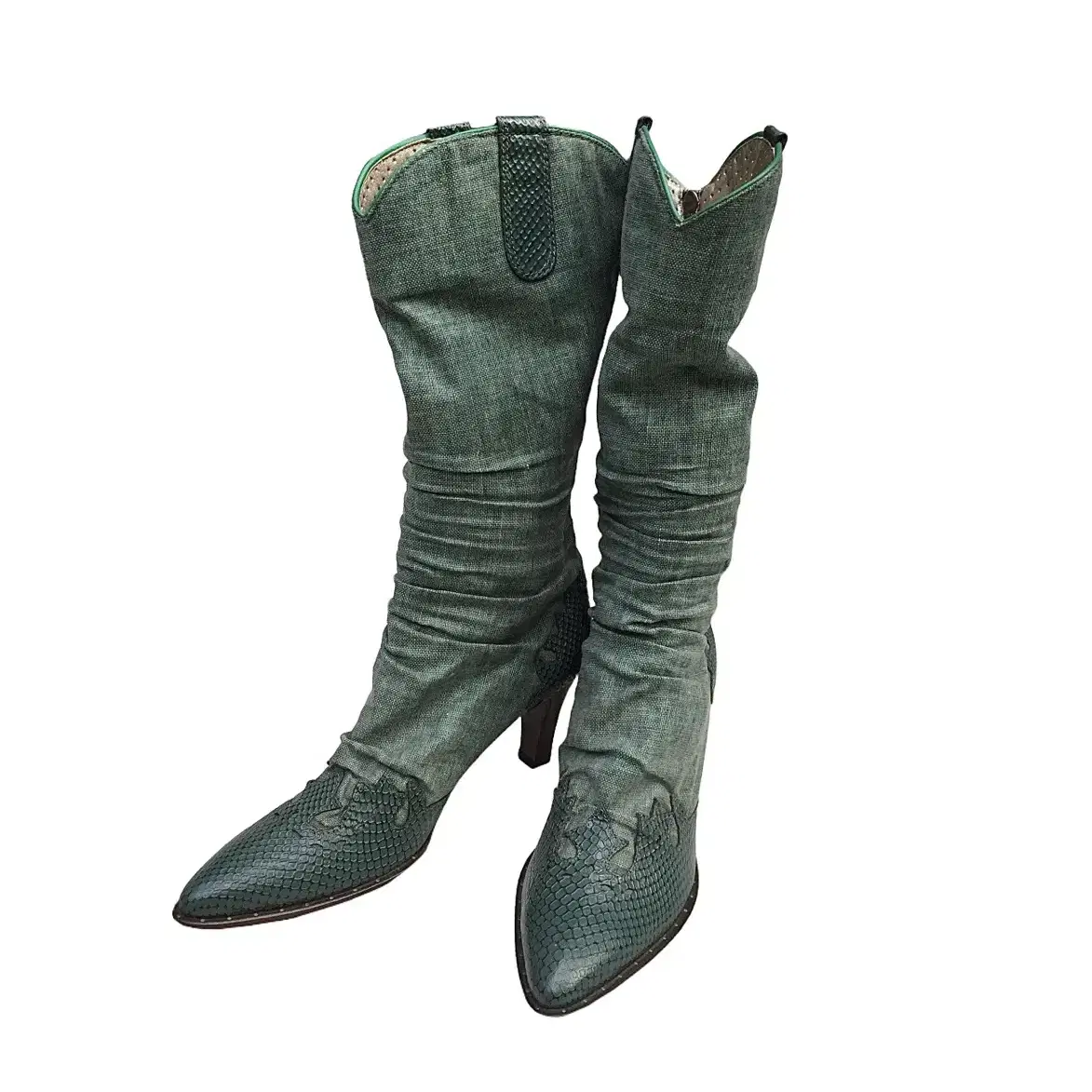 vintage fairy green boots 235