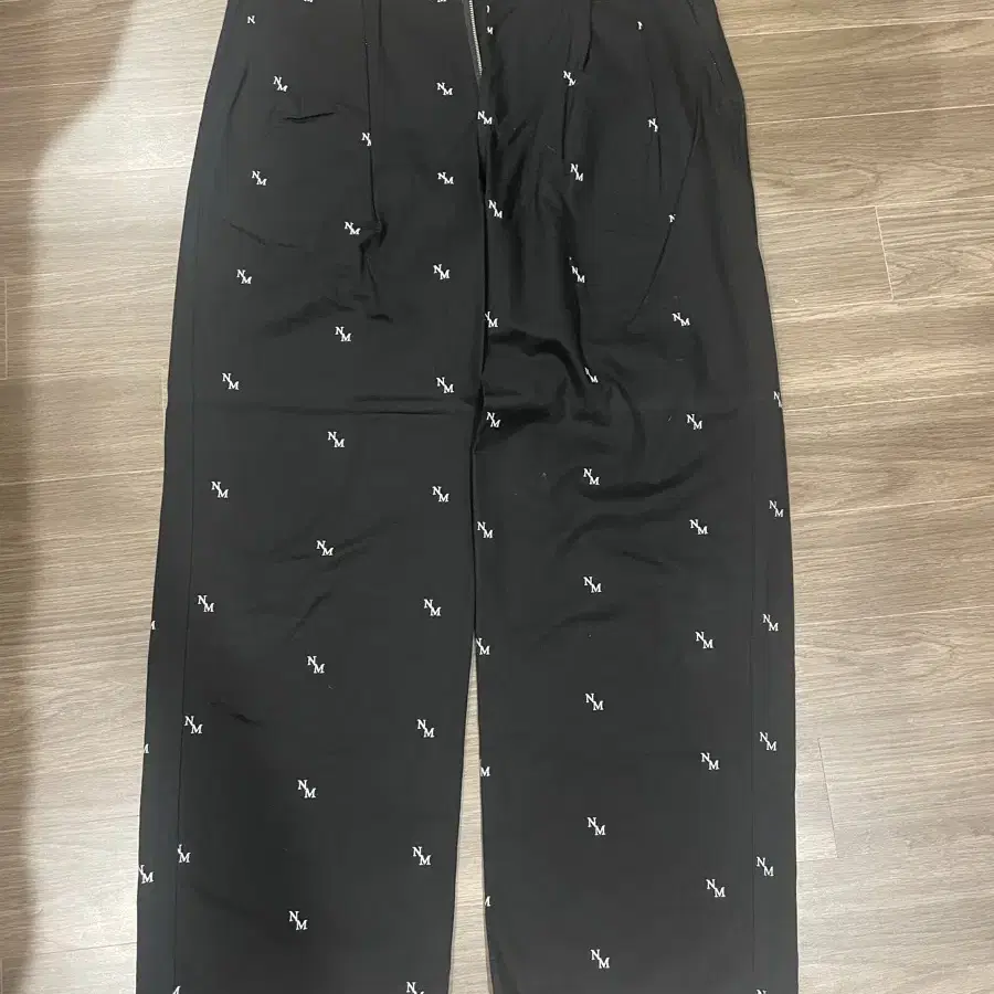 노매뉴얼 NM PATTERN PANTS BLACK L