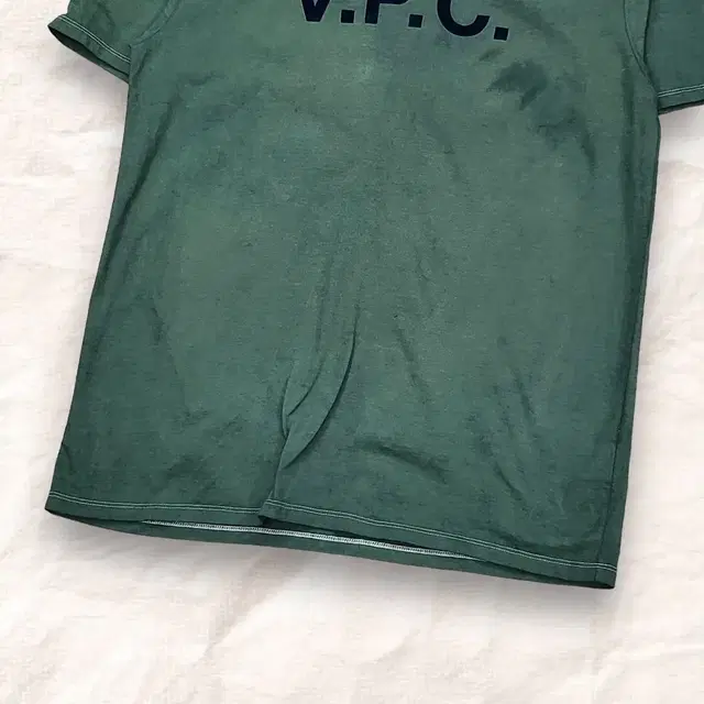 [M] A.P.C. 아페쎄 빈티지 가먼트다잉 반팔티