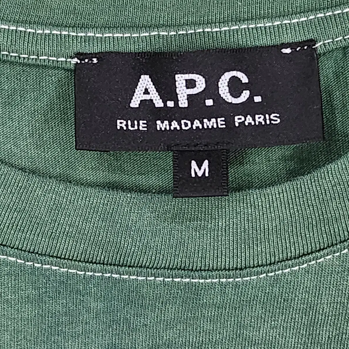 [M] A.P.C. 아페쎄 빈티지 가먼트다잉 반팔티