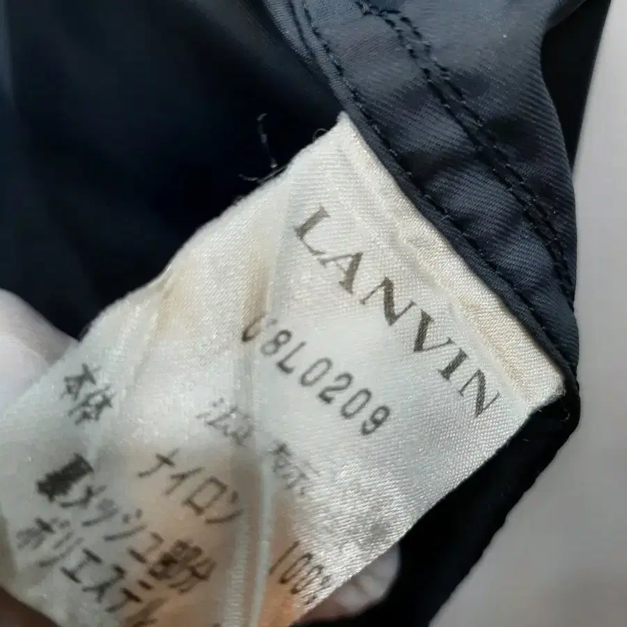 일본제 LANVIN Golf 곤색 집업자켓 M