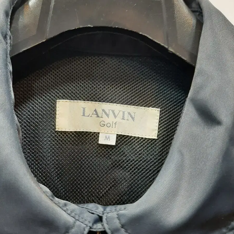 일본제 LANVIN Golf 곤색 집업자켓 M