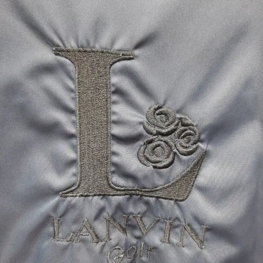 일본제 LANVIN Golf 곤색 집업자켓 M