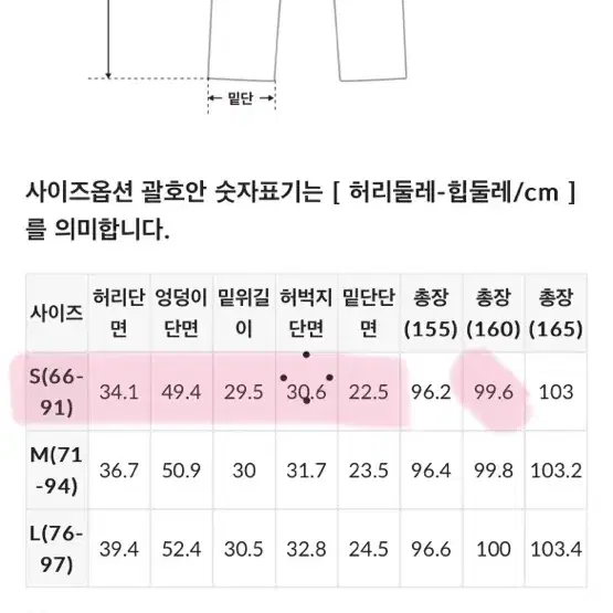 고고싱 썸머 원픽턴 슬랙스 차콜 160s