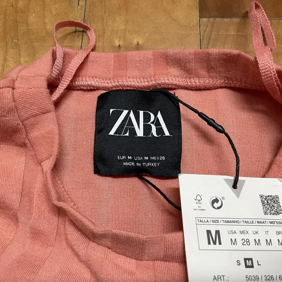 [택달린 새상품] 자라(ZARA) 여성 반팔 원피스(55사이즈)