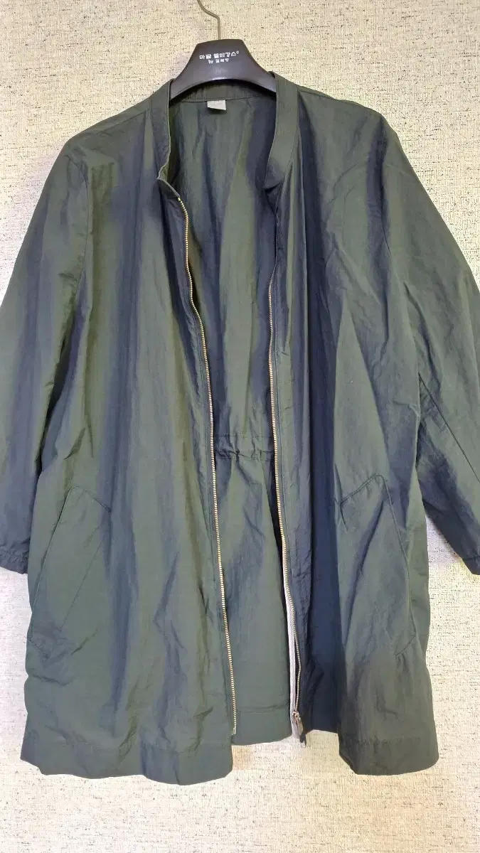 Windbreaker string zip-up jacket (66 before and after)