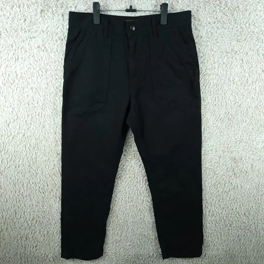 [Men's L(32)]Uniform Bridge Black Work Pants[Y47-235]/Vintage Preen