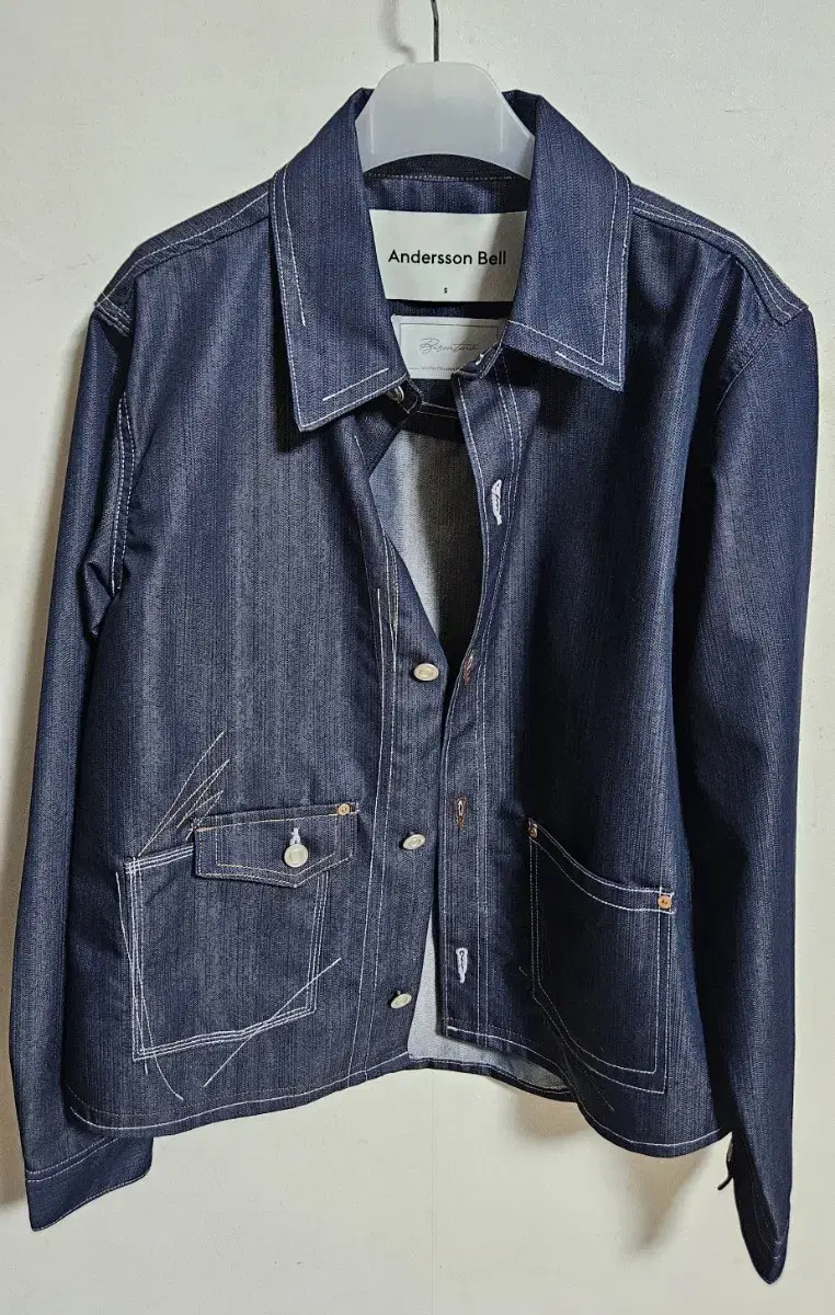 Anderson Belle Masst Ashmetric Denim Shirt