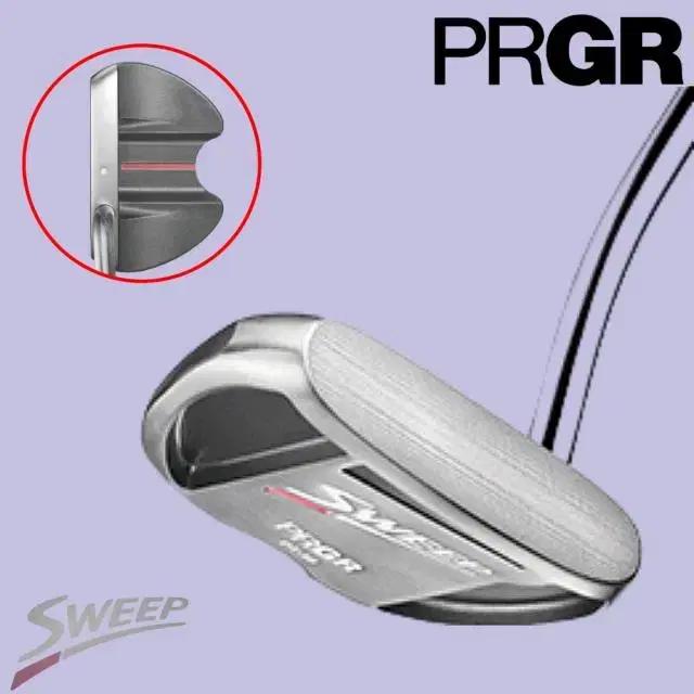 PRGR Pro Kia SWEEP M16 32-inch Women's Half-moon Mallet Nayeon...