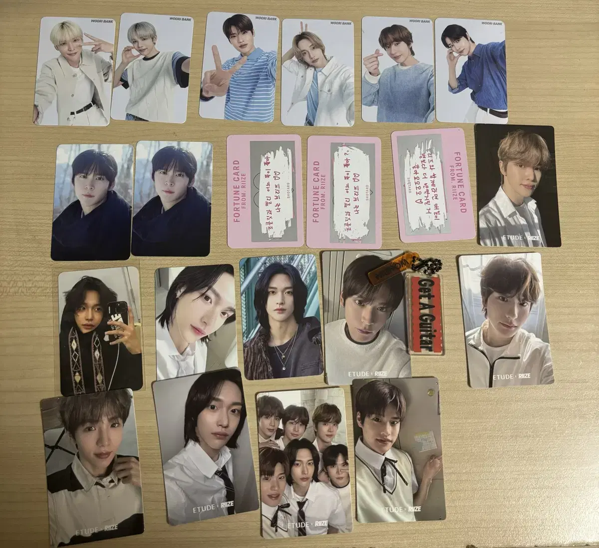 Rush bulk 20000Valentine's Day wonbin eunseok photocard wonbin keyring etude photocard