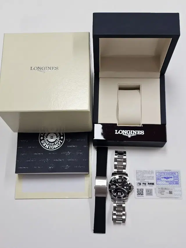 론진 하이드로 콘퀘스트 쿼츠 39mm