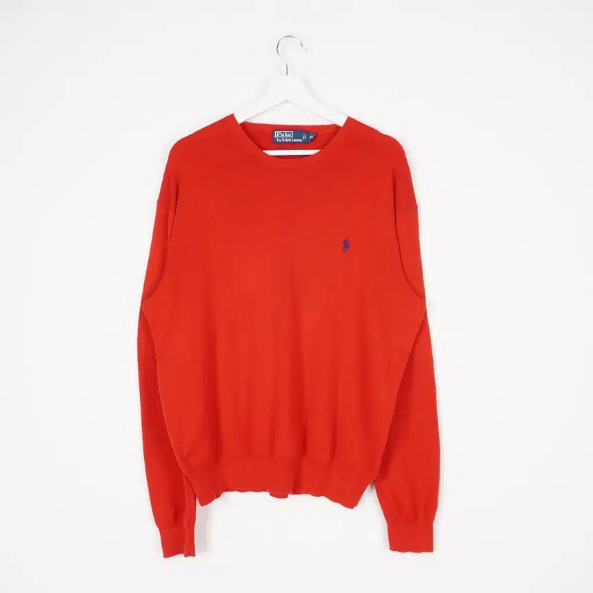 Polo Basic Logo Pima Cotton Red Knit VIZ1141