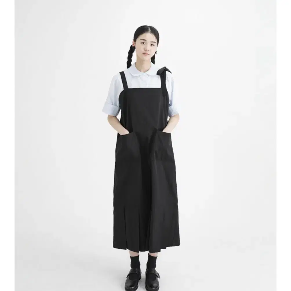 유노이아 Out Pocket Ribbon Dress(m)