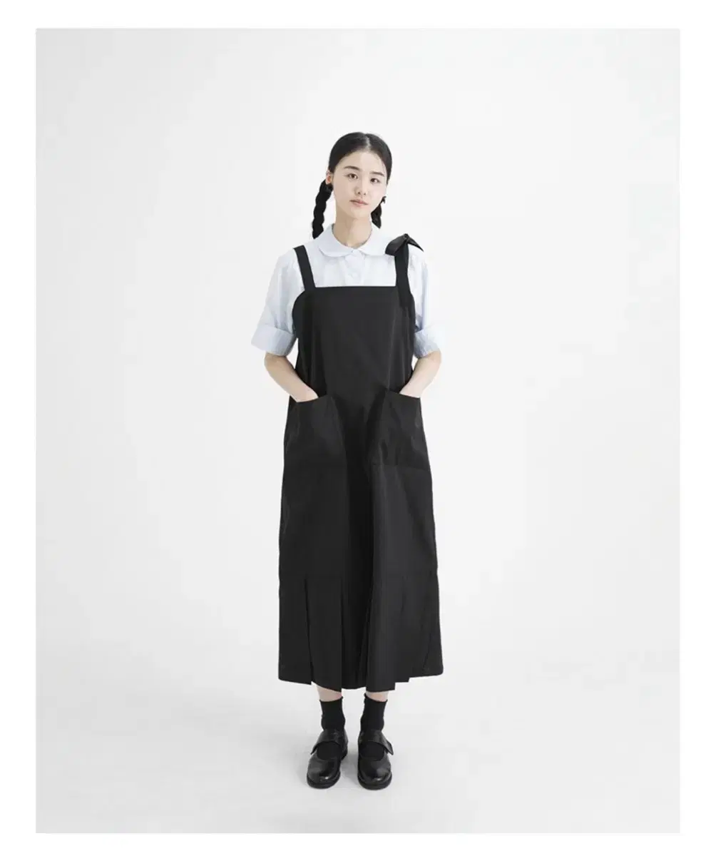 유노이아 Out Pocket Ribbon Dress(m)