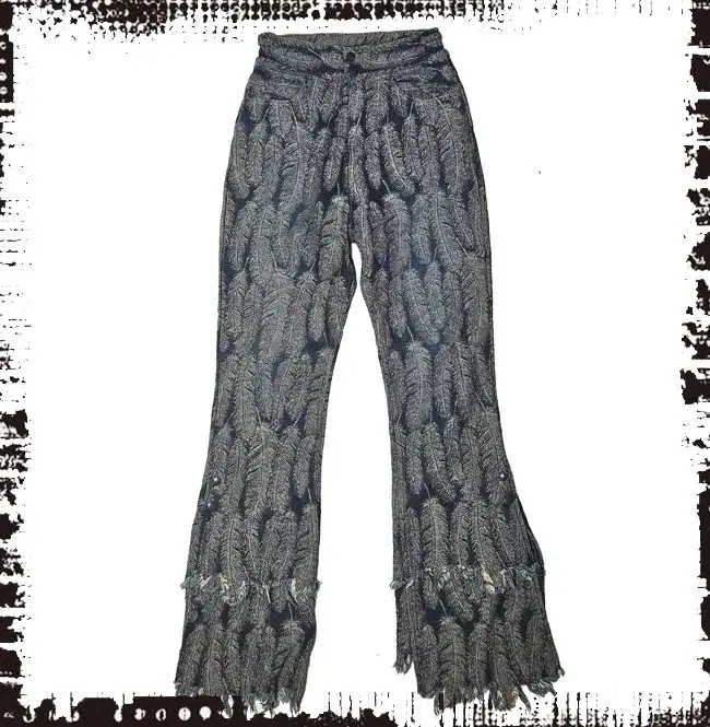 Capital Feather Bootcut Pants