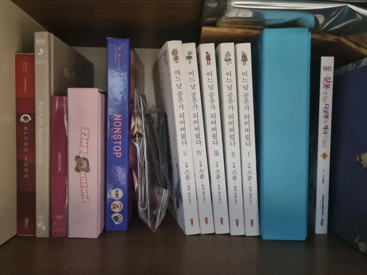 One Day I Became a Princess Books 1-5 oh my girl album