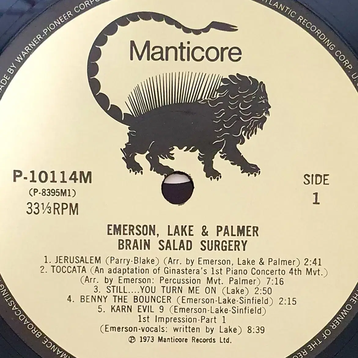 LP ㅡ Emerson Lake & Palmer  수입명반