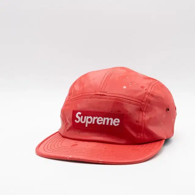 SUPREME SPLATTER CAMP CAP RED 19SS