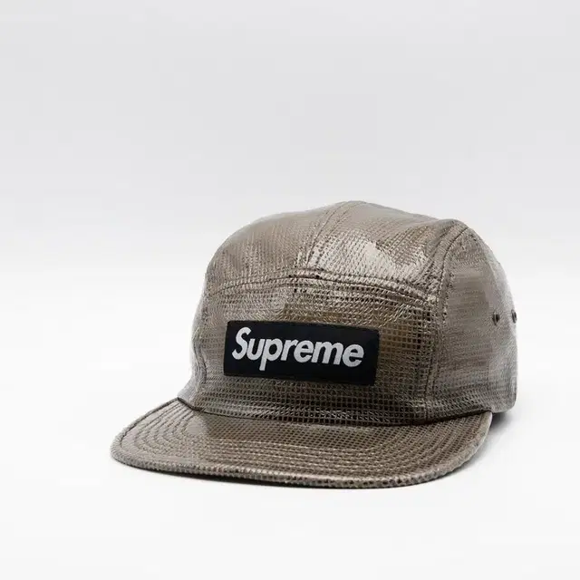 SUPREME LAMINATED BOX WEAVE CAMP CAP