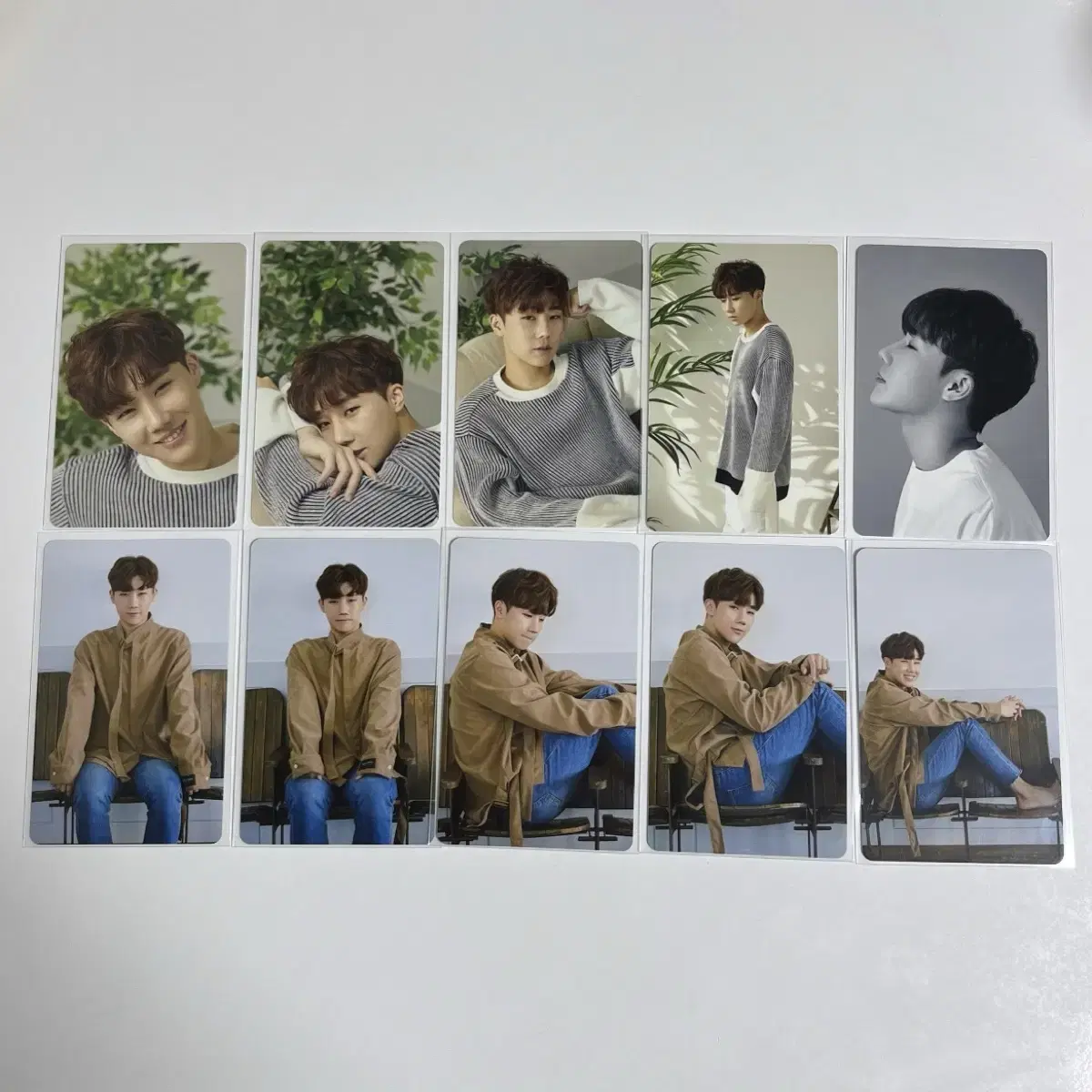 Infinite sungkyu 2018 seasons greetings photocard set 10 full versions