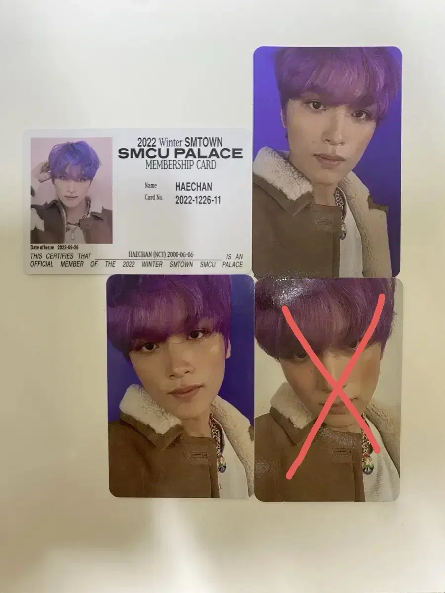 Bulk) Wonteralbum smcu haechan photocard