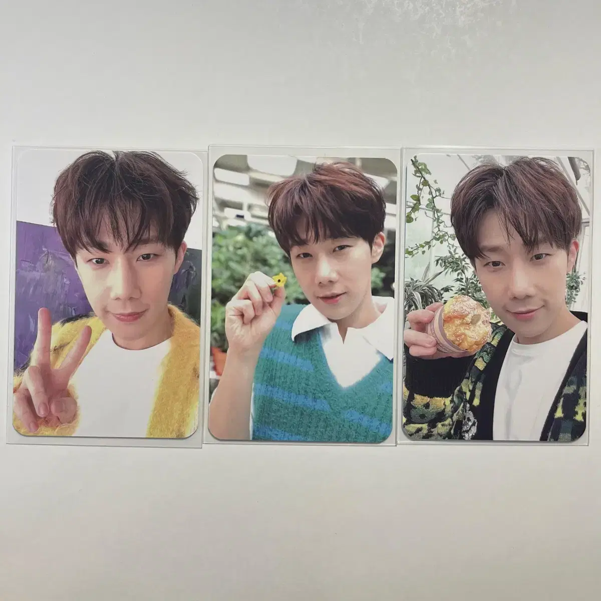 Infinite sungkyu Savior unreleased photocard Flower Muffin Photocard