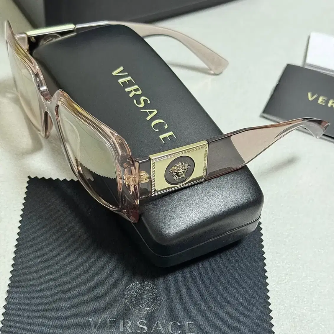 versace 메두사 템플 스퀘어 선글라스