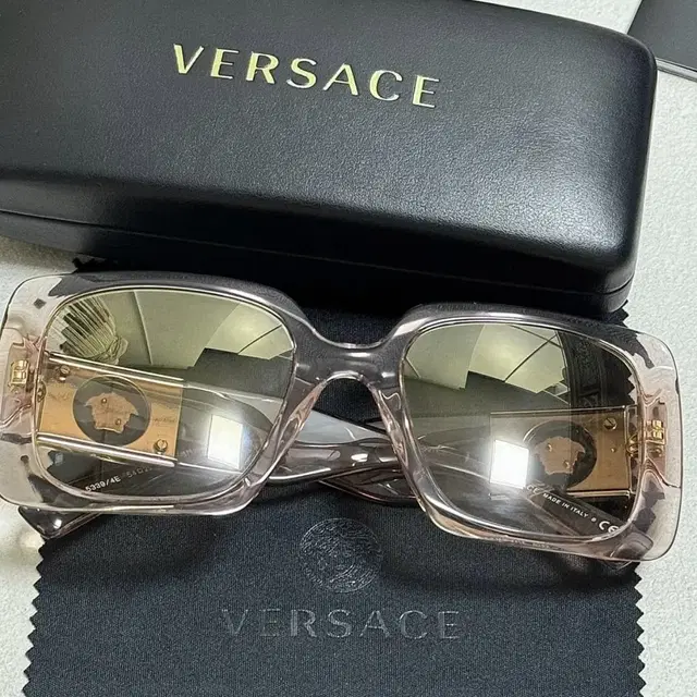 versace 메두사 템플 스퀘어 선글라스