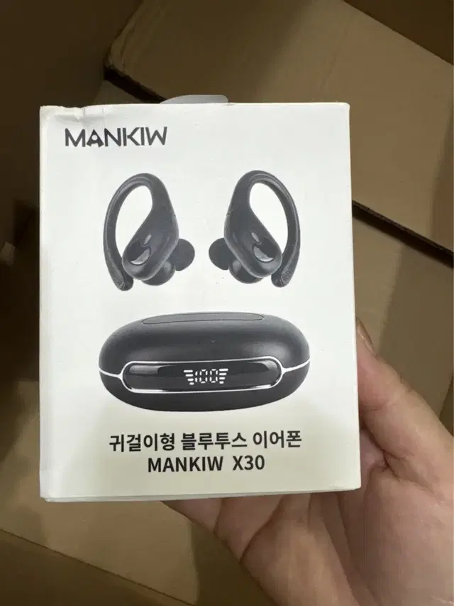 Mankiw맨큐 귀걸이형 블루투스 이어폰 X30