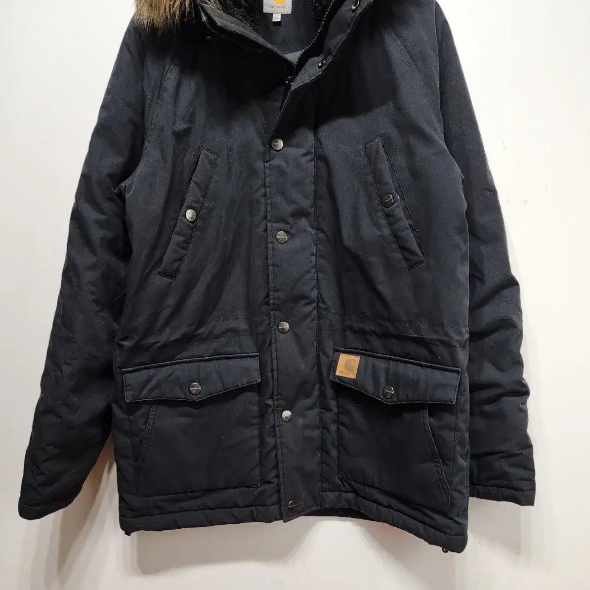 칼하트 CARHARTT 트래커 파카 패딩 점퍼 블랙 M