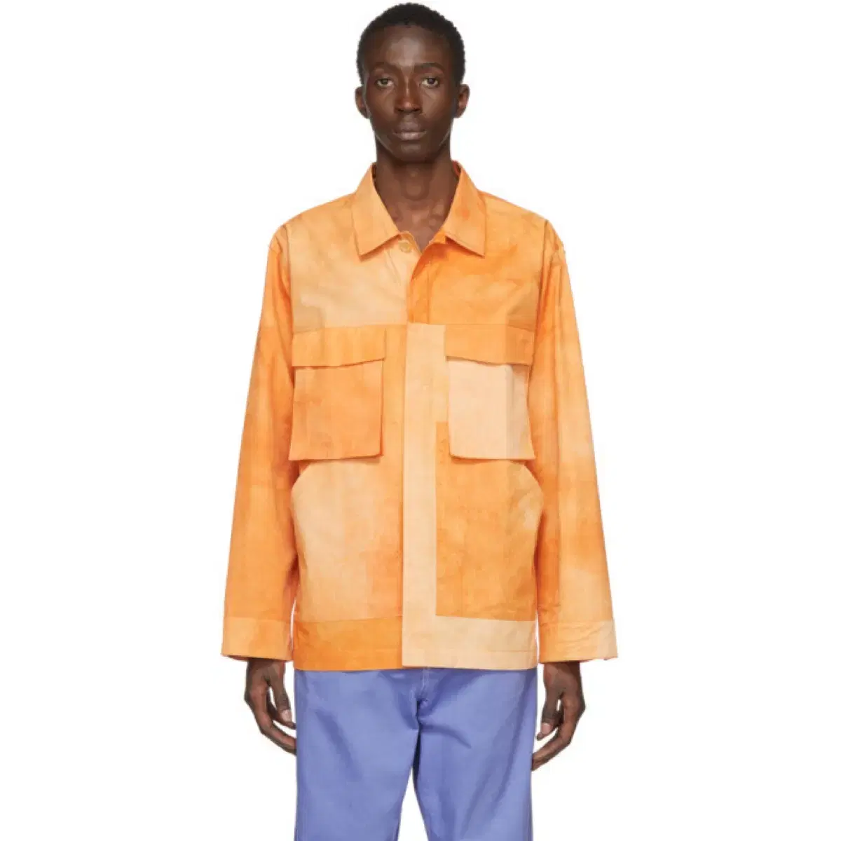 자크뮈스 Orange Le Chemise Soleil Shirt