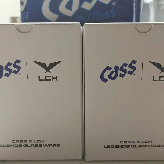 LCK Cass 카스 콜라보 맥주잔 컵 전용잔