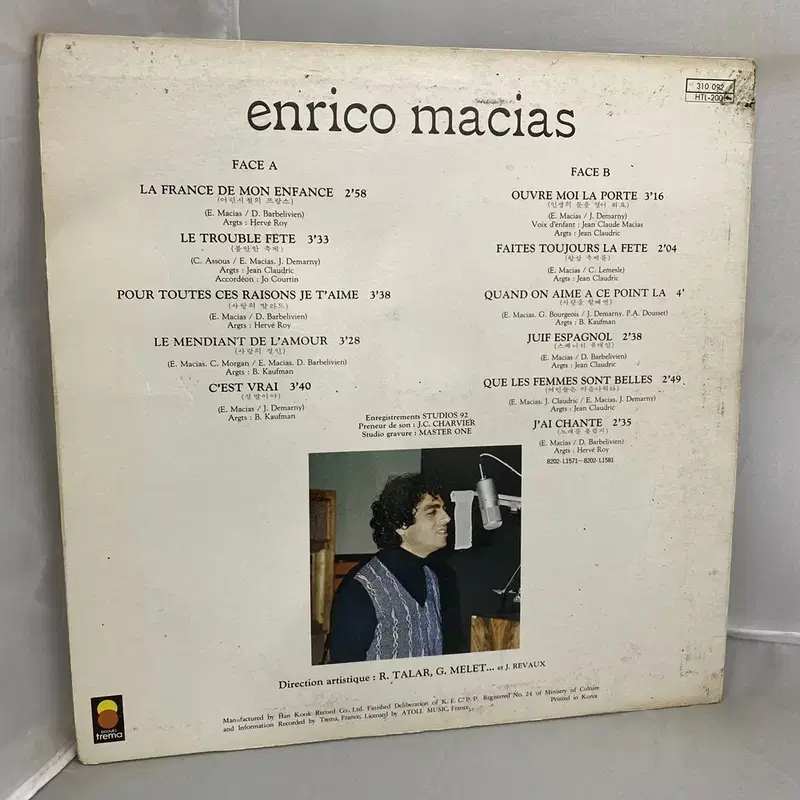 ENRICO MACIAS LP / AA4347