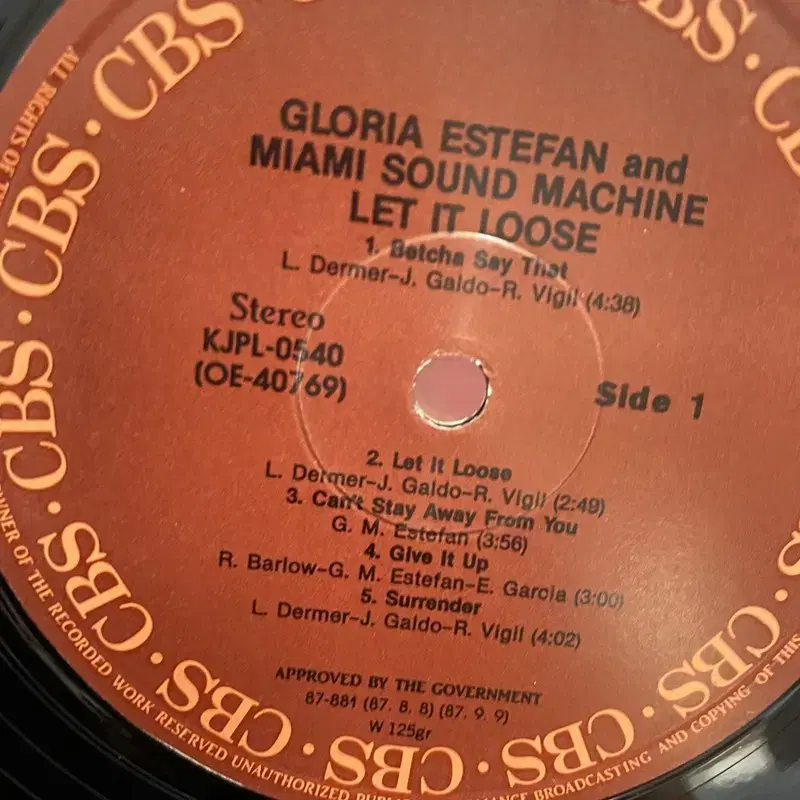 GLORIA ESTEFAN   LP / AA4363