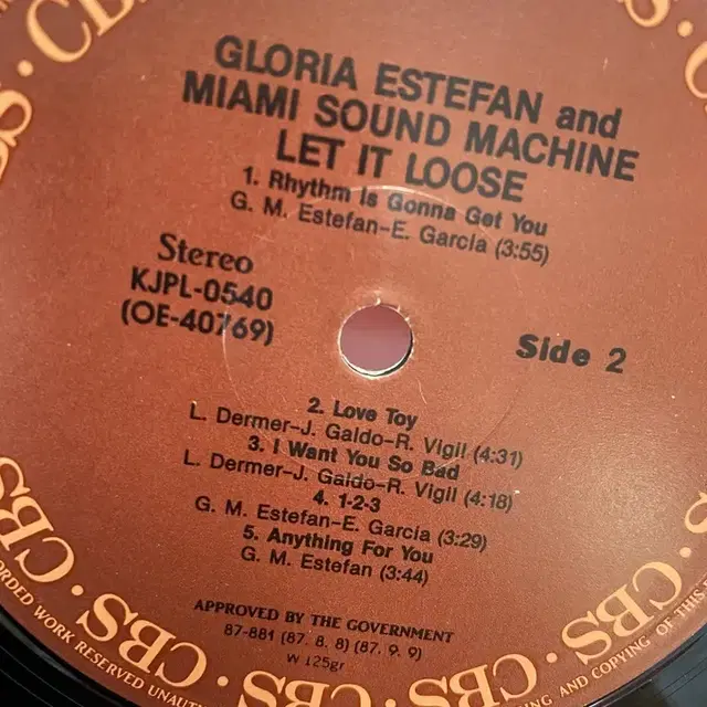 GLORIA ESTEFAN   LP / AA4363