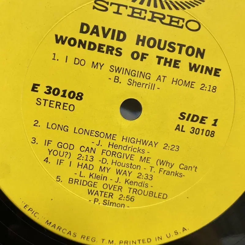 DAVID HOUSTON LP / AA4379