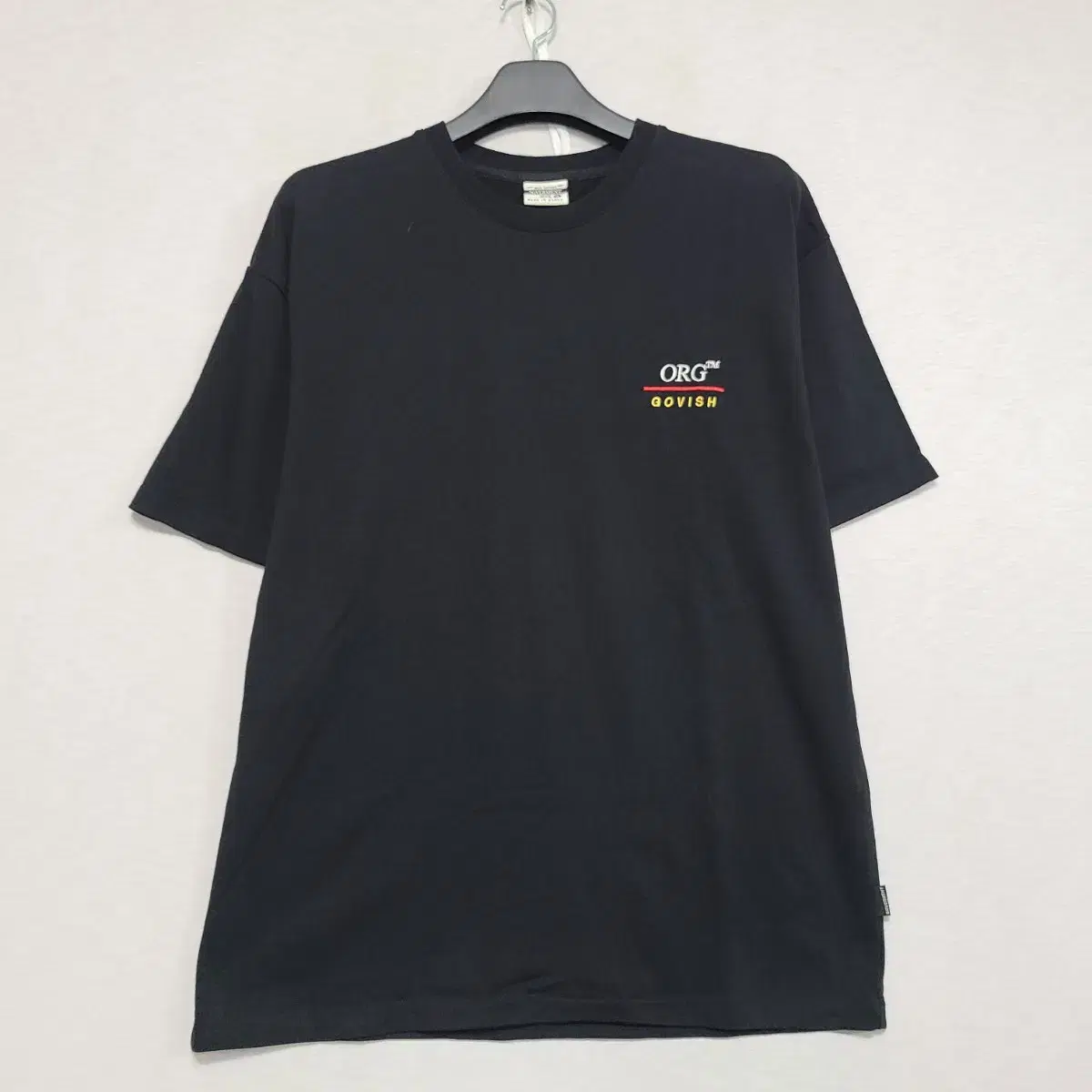 Sauverment Embroidered Black Vahn Tee M105 ㅡ0819