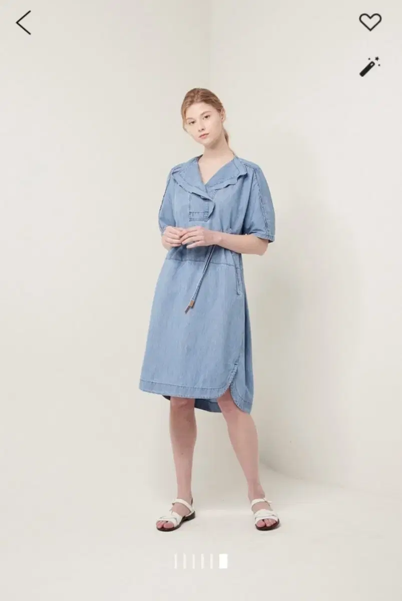 SJSJ Frill Denim Dress